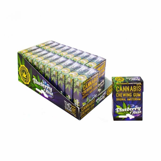 Chewing-Gum à base de CBD – Goût fruit des bois